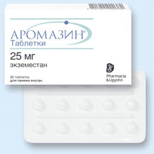 Aromasin 25mg tablet box